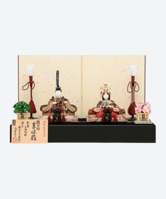 ＜金林真多呂＞【送料無料】【伊勢丹カタログＮｏ．１８】金林真多呂作　木目込親王飾り