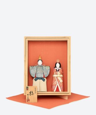＜松崎幸一光＞【送料無料】松崎幸一光作　木目込立びな飾り　ＥＣー４
