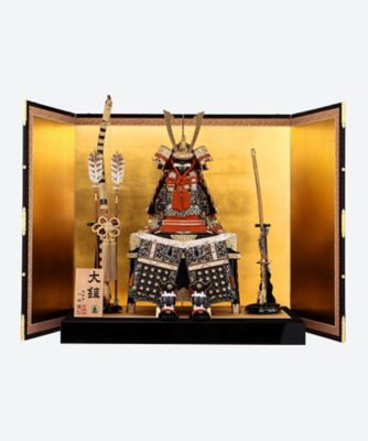 ＜平安一水 ＞【送料無料】【伊勢丹カタログＮｏ．１４】平安一水作　鎧床飾りセット　