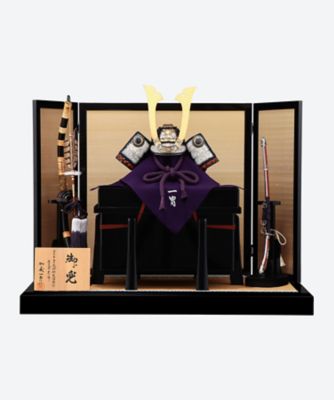 ＜加藤一冑＞【送料無料】【伊勢丹カタログＮｏ．４】加藤一冑作　兜床飾りセット　