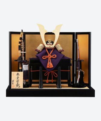 ＜別所実正＞【送料無料】【伊勢丹カタログＮｏ．５】別所実正作　兜床飾りセット　