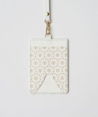 ＜印伝の山本＞ＳＡＩＫＡ　パスケース　ｋａｎｏｋｏ