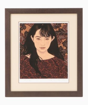 池永康晟 版画（ジクレー）ねだる 穂波 （繊情・朱梨」 | 池永康