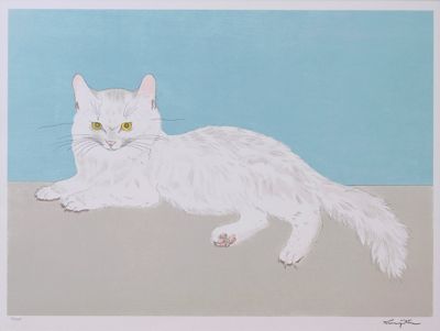 【お取り寄せ】白い猫（Ｃｈａｔ　Ｂｌａｎｃ）