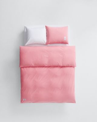 Magniberg/マグニバーグ デュベカバー　Ｐｕｒｅ　Ｐｏｐｌｉｎ　Ｃｏｒａｌ　Ｐｉｎｋ　１５０×２１０ｃｍ