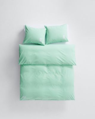 ＜Magniberg＞デュベカバー　Ｐｕｒｅ　Ｐｏｐｌｉｎ　Ｐａｌｅ　Ｇｒｅｅｎ　１５０×２１０ｃｍ