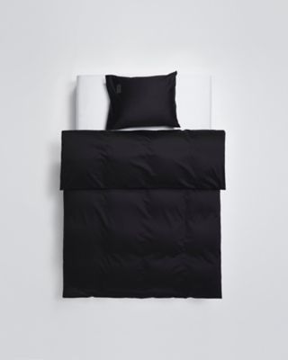 デュベカバー　Ｐｕｒｅ　Ｓａｔｅｅｎ　Ｂｌａｃｋ　１５０×２１０ｃｍ