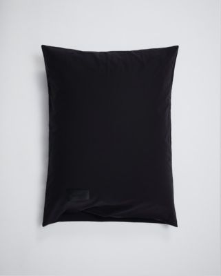＜Magniberg＞ピローカバー　Ｐｕｒｅ　Ｐｏｐｌｉｎ　ＢＬＡＣＫ　５０×７０ｃｍ