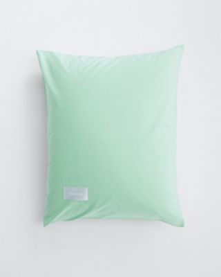 Magniberg/マグニバーグ ピローカバー　Ｐｕｒｅ　Ｐｏｐｌｉｎ　Ｐａｌｅ　Ｇｒｅｅｎ　５０×７０ｃｍ