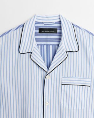 パジャマ　Ｗａｌｌ　Ｓｔｒｅｅｔ　Ｗｅａｒ　｜　ｓｈｉｒｔ　Ｂｌｕｅ　ｓｔｒｉｐｅｓ　ｔｗｏ　ｏｘｆｏｒｄ　各種