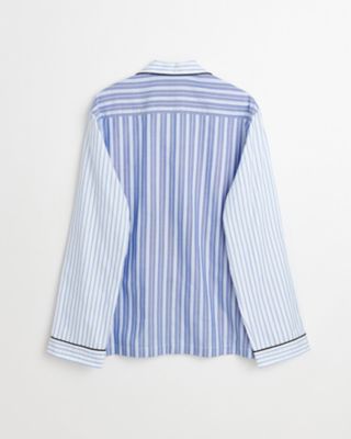 パジャマ　Ｗａｌｌ　Ｓｔｒｅｅｔ　Ｗｅａｒ　｜　ｓｈｉｒｔ　Ｂｌｕｅ　ｓｔｒｉｐｅｓ　ｔｗｏ　ｏｘｆｏｒｄ　各種