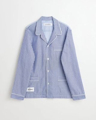 ＜Magniberg＞パジャマ　Ｗａｌｌ　Ｓｔｒｅｅｔ　Ｗｅａｒ　｜　ｓｈｉｒｔ　Ｂｌｕｅ　ｓｔｒｉｐｅｓ　ｏｎｅ　ｏｘｆｏｒｄ