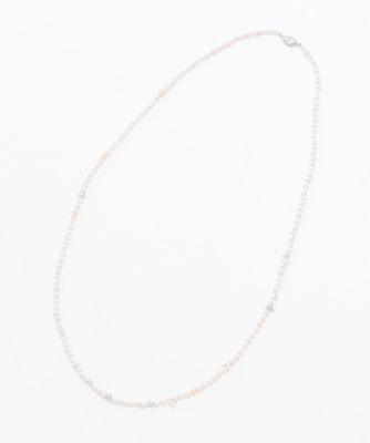 ＳＶ　４．０ｍｍ～５．０ｍｍアコヤパール　ロングネックレス（約１００ｃｍ）（ｓａｎｙｏ　ＳＶ　Ｐ４．０－５．０ＭＭ　ＮＥ１００）　