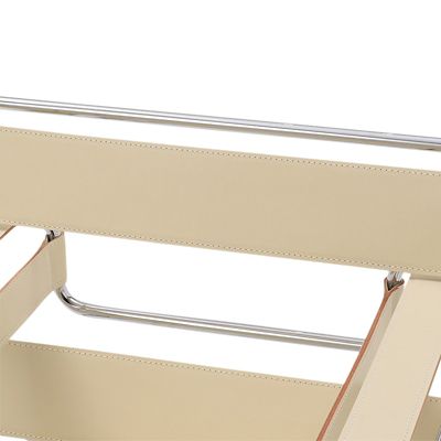 【受注商品】ワシリー　ラウンジチェア　カウハイドレザー