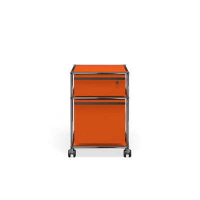  USMハラー ワゴン JPQS062 ピュアオレンジ 収納家具