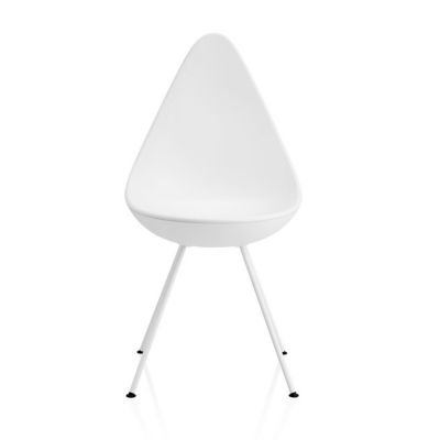 FRITZ HANSEN/フリッツ・ハンセン 【受注商品】ドロップチェア プラスチック ホワイト モノクローム SH43