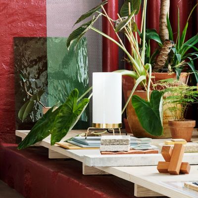 FRITZ HANSEN テーブルランプ オパールガラス真鍮