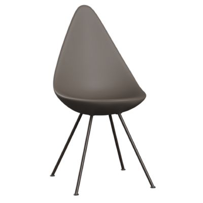 FRITZ HANSEN/フリッツ・ハンセン 【受注商品】ドロップチェア　プラスチック　ディープクレイ　ブラウンブロンズレッグ