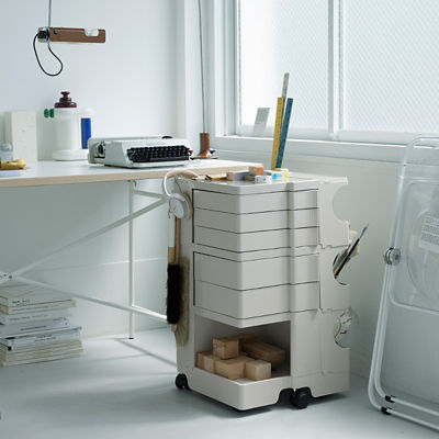 ボビーワゴン 3段5トレイ　ストーンホワイト ボビーワゴン 3段5トレイ ホワイト 受注商品】【2024年カラー