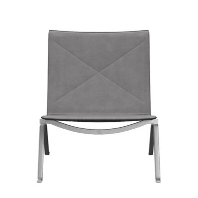 ＜三越伊勢丹/公式＞ FRITZ HANSEN/フリッツ・ハンセン PK22 エンブレイスレザー コンクリート エンブレイスレザー コンクリート ラウンジチェア【三越伊勢丹/公式】