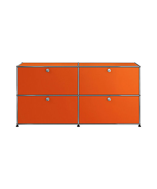 USMハラー サイドボード JPQS000 ピュアオレンジ 収納家具