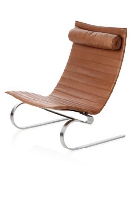 ＜三越伊勢丹/公式＞ FRITZ HANSEN/フリッツ・ハンセン PK20 グレースレザー ウォルナット グレースレザー ウォルナット ラウンジチェア【三越伊勢丹/公式】