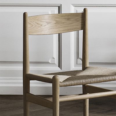 【受注商品】ＣＨ３６　ダイニングチェア　オークオイル／ナチュラルペーパーコード