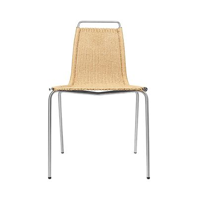 受注商品】ＰＫ１ ダイニングチェア ステンレススチール／ナチュラルペーパーコード | CARL HANSEN＆SON/カール・ハンセン＆サン |  三越伊勢丹オンラインストア・通販【公式】