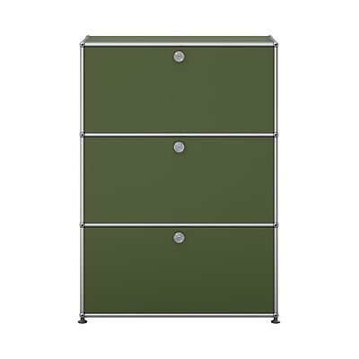 【送料無料】USM/ユーエスエム USMハラー キャビネット オリーブグリーン 収納家具【三越伊勢丹/公式】