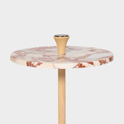 受注商品】タミラ サイドテーブル オーク レッドマーブル | The Conran
