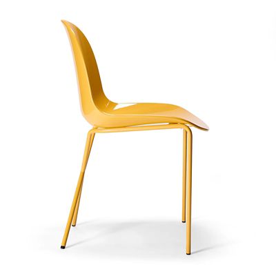 受注商品】クロスレッグサイドチェア グロス サフラン | The Conran
