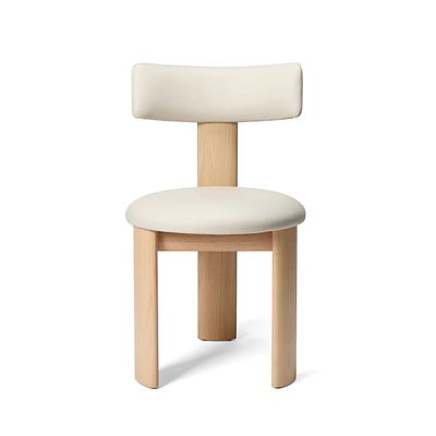 受注商品】TCS．ピップダイニングチェア オーク／パピルスレザー