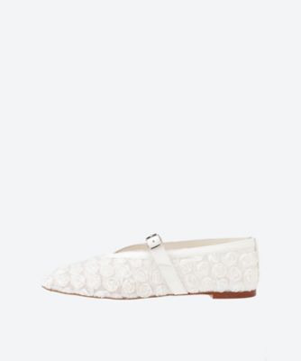 HEWN (Women)/ヒューン フラットシューズ　Ｓｑ　ｔｕｌｌｅ　ｂａｌｌｅｔ　ｆｌａｔｓ