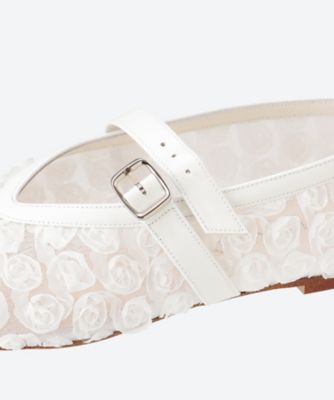 フラットシューズ　Ｓｑ　ｔｕｌｌｅ　ｂａｌｌｅｔ　ｆｌａｔｓ