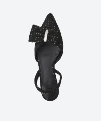 フラットシューズ　Ｐｏｉｎｔｅｄ　ｂｏｗ　ｓｌｉｎｇｂａｃｋ