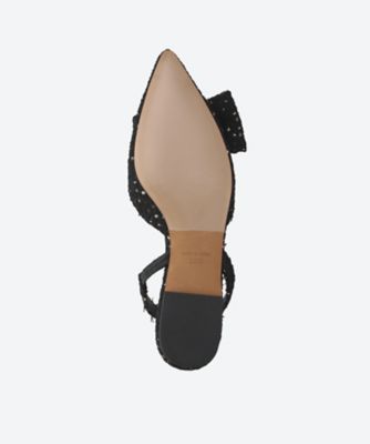 フラットシューズ　Ｐｏｉｎｔｅｄ　ｂｏｗ　ｓｌｉｎｇｂａｃｋ