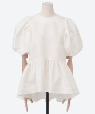 ツルバイマリコオイカワ☆トップス☆Mylo プルオーバー☆白☆ Eleonore BL―2259960 | TSURU By MARIKO