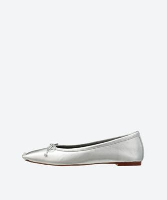 ＜CHEMBUR (Women)＞フラットシューズ　ＳＱ　ＦＬＡＴ　ＳＴＵＤＳ　ＢＡＬＬＥＴ　Ｃ５３００１―０２