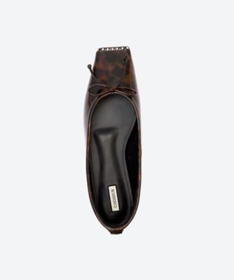 【新品未使用】Chembur チェンバースタッズフラットシューズ CHEMBUR＞スクエア スタッズ フラットシューズ