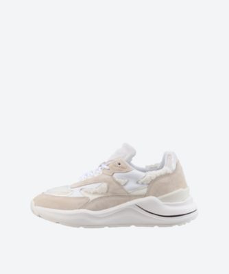 D.A.T.E./デイト スニーカー FG NATURAL/25FW シロ 靴【三越伊勢丹/公式】