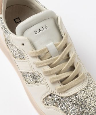 D.A.T.E. ホワイト×グリッター　スニーカー スニーカー COURT／2 GLITTER 26SS | D.A.T.E.