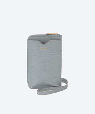 クロコ型押レザー スマートフォンポシェット V－1401 | VIOLAd 