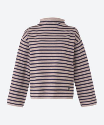 ORCIVAL (Women)/オーシバル モックネック プルオーバーニット #OR―D0113 CRA TOP BEIGE×BLUE トップス【三越伊勢丹/公式】