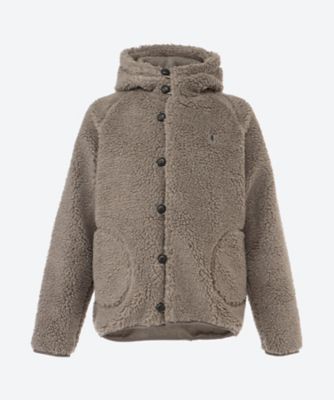 GYMPHLEX (Women)/ジムフレックス フード付きボアジャケット #J―1185 BOA DK.BEIGE コート・ジャケット【三越伊勢丹/公式】