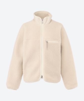 GYMPHLEX (Women)/ジムフレックス ライトボアブルゾン #GY―A0249 BOL OYSTER WHITE コート・ジャケット【三越伊勢丹/公式】