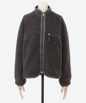 GYMPHLEX (Women)/ジムフレックス ライトボアブルゾン #GY―A0249 BOL COAL GREY コート・ジャケット【三越伊勢丹/公式】