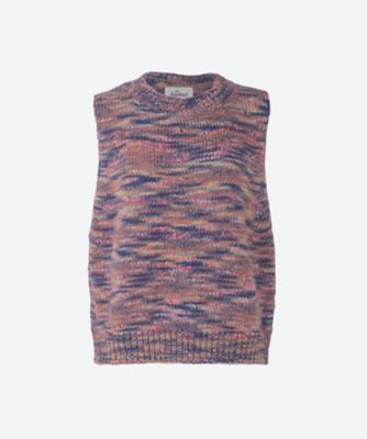 LE GLAZIK (Women)/ルグラジック ミックスカラーヤーン ニットベスト #LG―D0132 KNT BLUE MIX トップス【三越伊勢丹/公式】