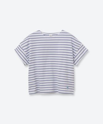 ＜ORCIVAL (Women)＞ボートネックショートスリーブプルオーバー　＃ＯＲ―Ｃ０３３５　ＢＦＪ