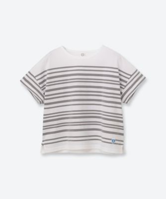 ＜ORCIVAL (Women)＞ボートネックショートスリーブプルオーバー　＃ＯＲ―Ｃ０３３５　ＬＯＢ