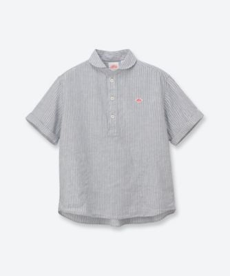 ＜DANTON (Women)＞ラウンドカラープルオーバーシャツ　＃ＤＴ―Ｂ０２８３　ＬＣＴ